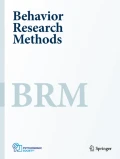 Behaviour Research Methods journal cover