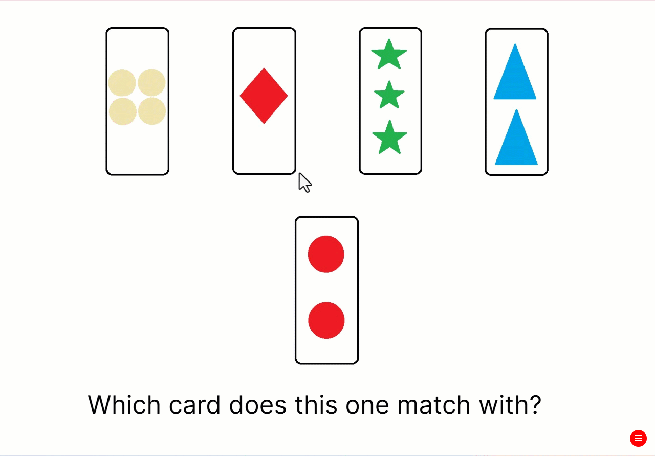 Animated gif of four executive function tasks - flanker, stop signal delay, task switching, wisconsin card sorting